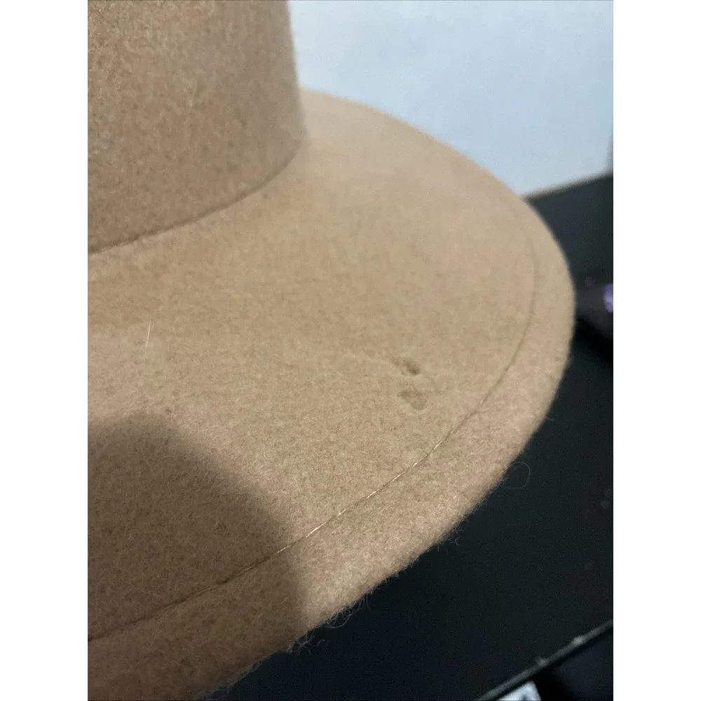 Rosin Headwear Tan Fedora Hat L/XL Boho DAMAGED